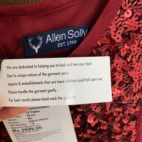 Allen Solly party wear dress - Picture 8 of 11